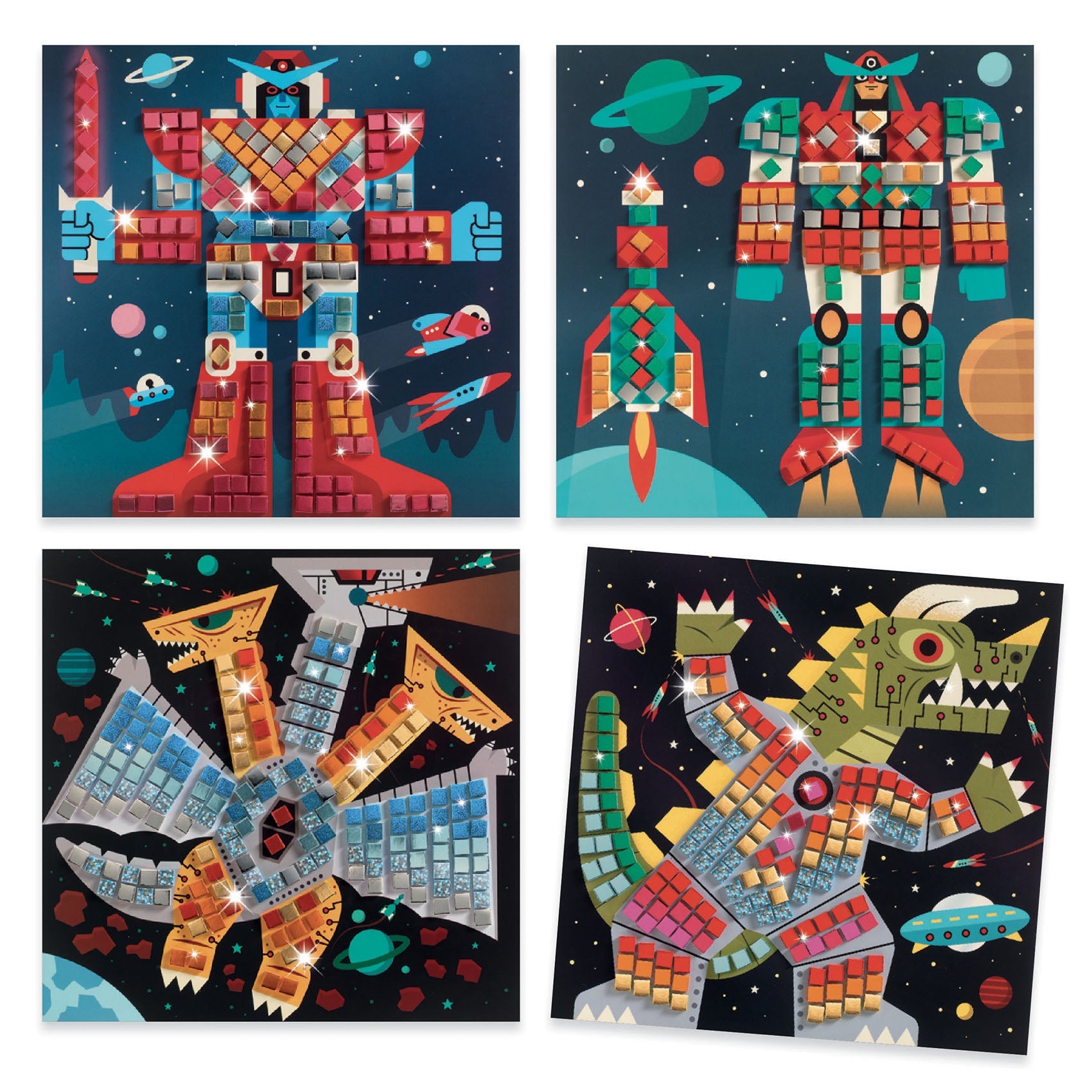 Mosaïques | Space Battle-Djeco-Super Châtaigne-Création & Fabrication : Product type
