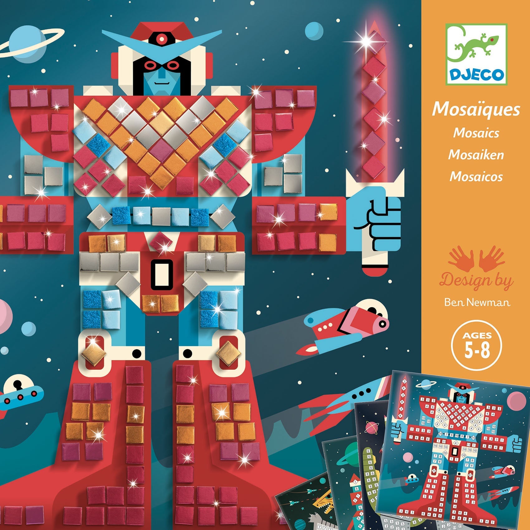 Mosaïques | Space Battle-Djeco-Super Châtaigne-Création & Fabrication : Product type
