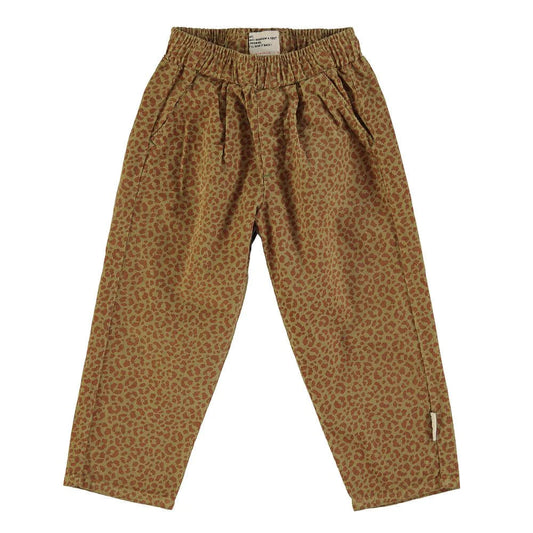 Pantalon | Léopard Olive-Piu Piu Chick-Super Châtaigne-outlet : Product type