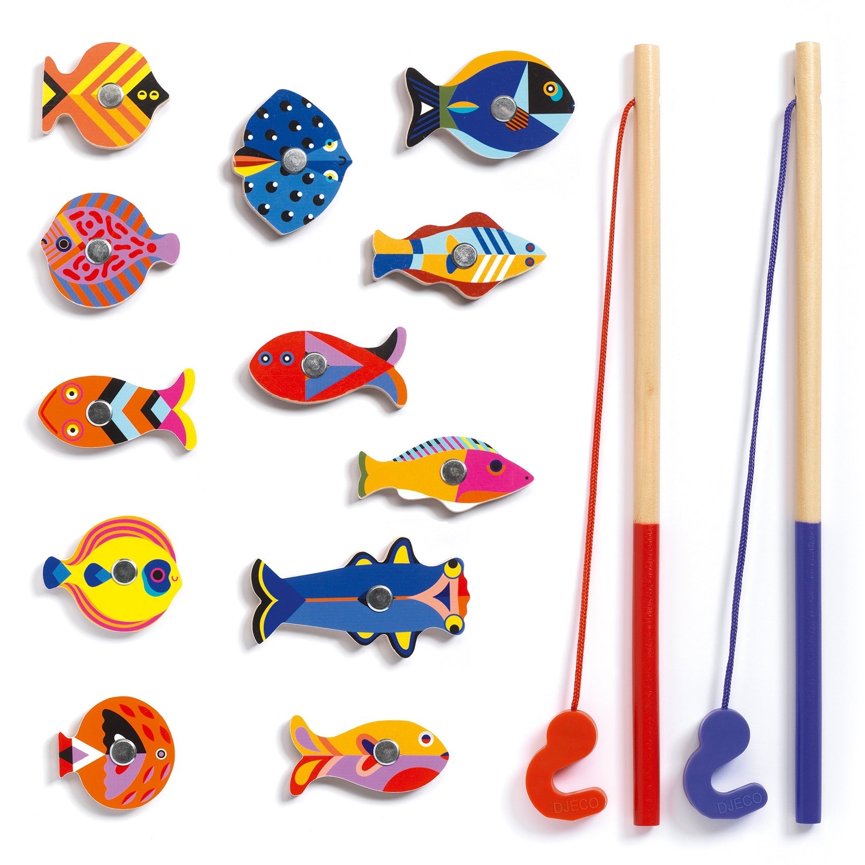 Pêche à la ligne magnétique | Fishing Graphic-Djeco-Super Châtaigne-Imitation : Product type