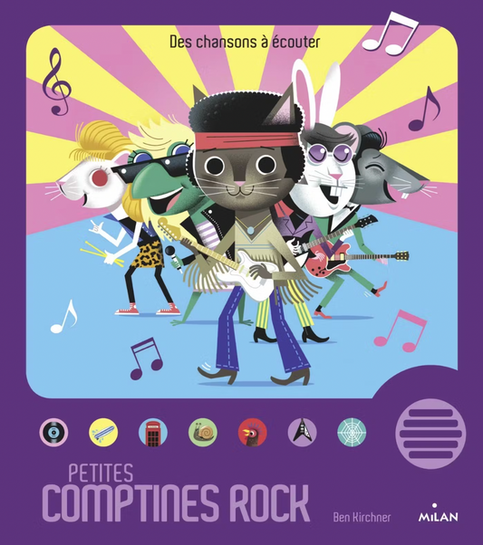 Petites comptines rock-Jaune citron-Super Châtaigne-Livres & Cie : Product type