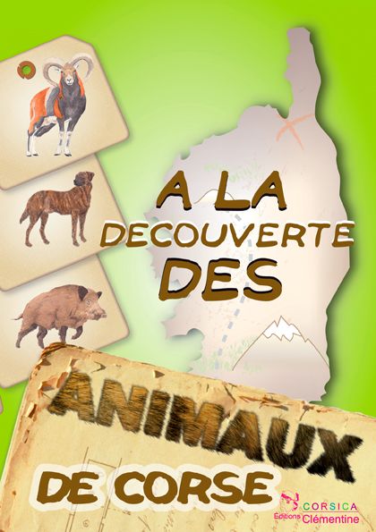 Plaquette enfant - A la découverte des animaux de Corse-Éditions Clémentine-Super Châtaigne-Livres & Cie : Product type