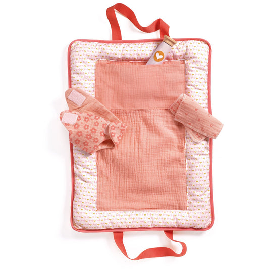 Poema - Sac à langer Pink Peak-Djeco-Super Châtaigne-Imitation : Product type