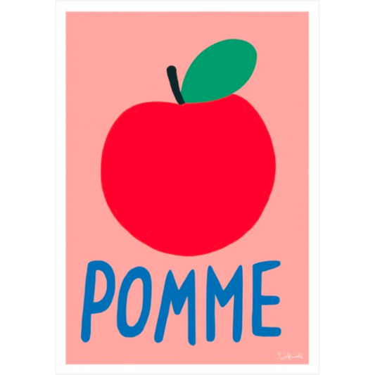 Pomme | Wolfnoodle-Sergent Paper-Super Châtaigne-affiche : Product type