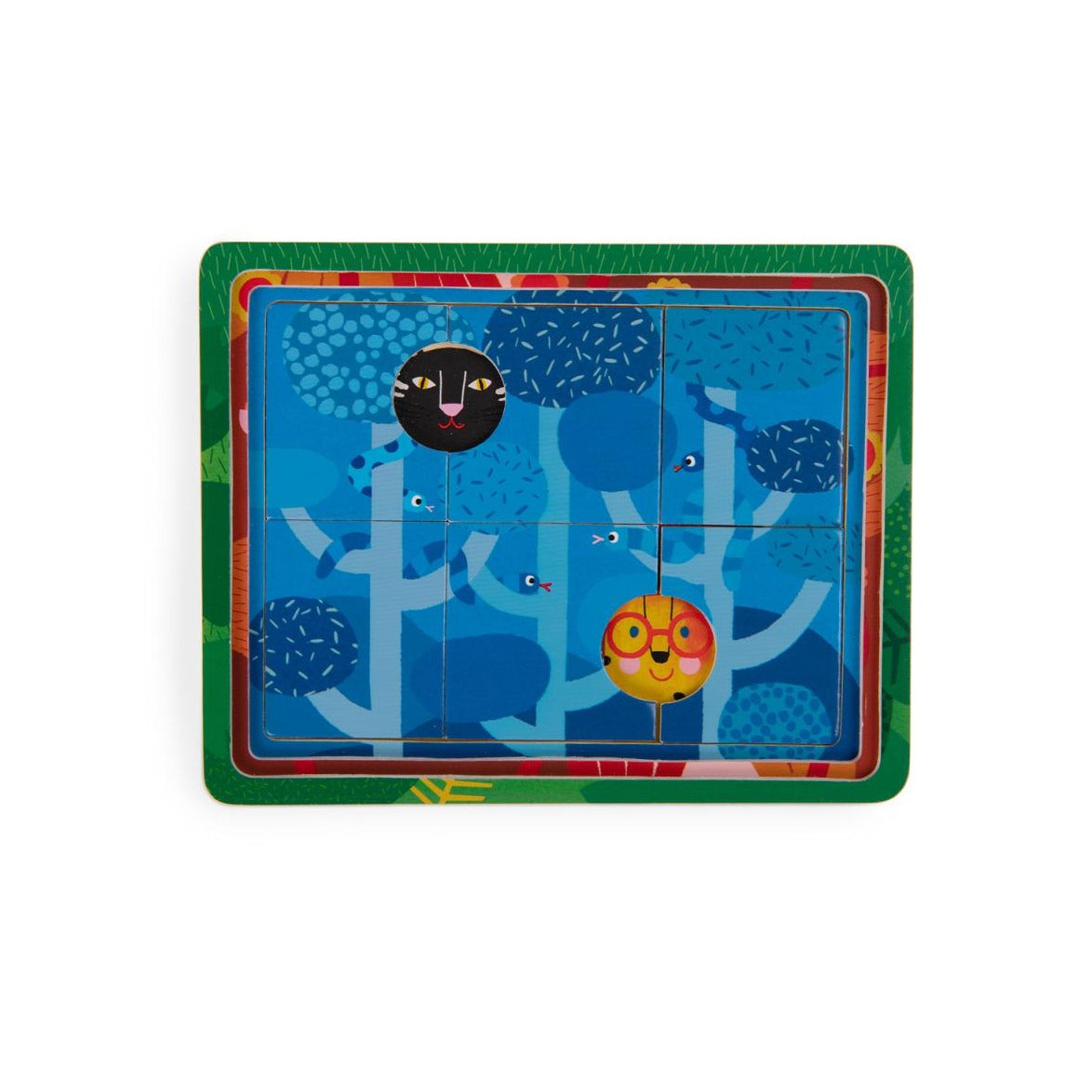 Puzzle à 3 étages - Animaux Jungle-Moulin Roty-Super Châtaigne-Puzzle : Product type