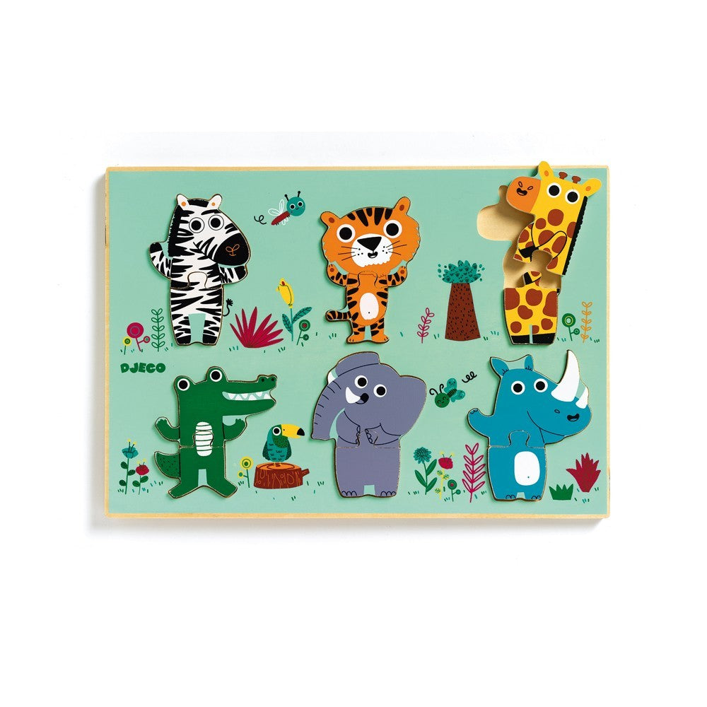 Puzzle coucou croco-Djeco-Super Châtaigne-Puzzle : Product type