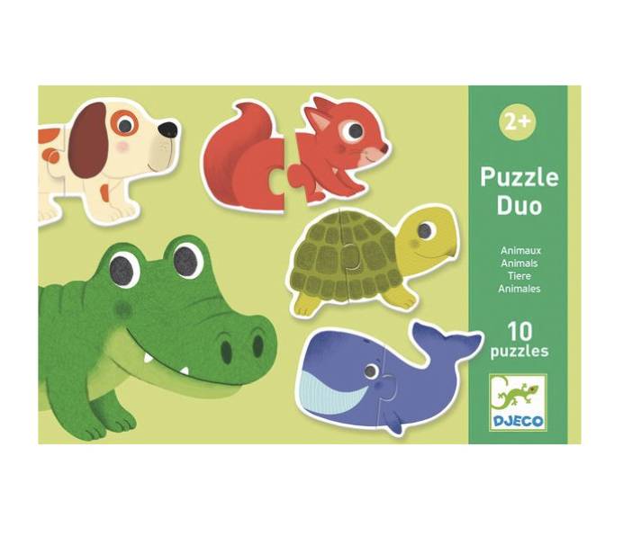 Puzzle duo - Animaux-Djeco-Super Châtaigne-Puzzle : Product type