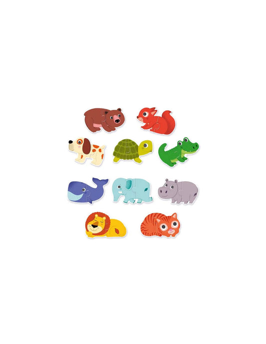Puzzle duo - Animaux-Djeco-Super Châtaigne-Puzzle : Product type