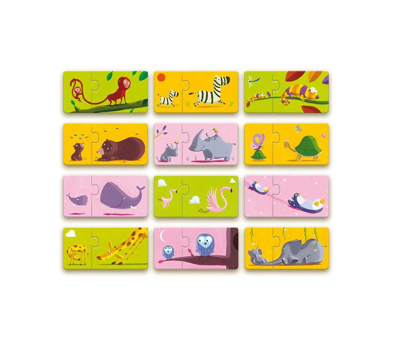 Puzzle duo - Maman et bébé-Djeco-Super Châtaigne-Puzzle : Product type