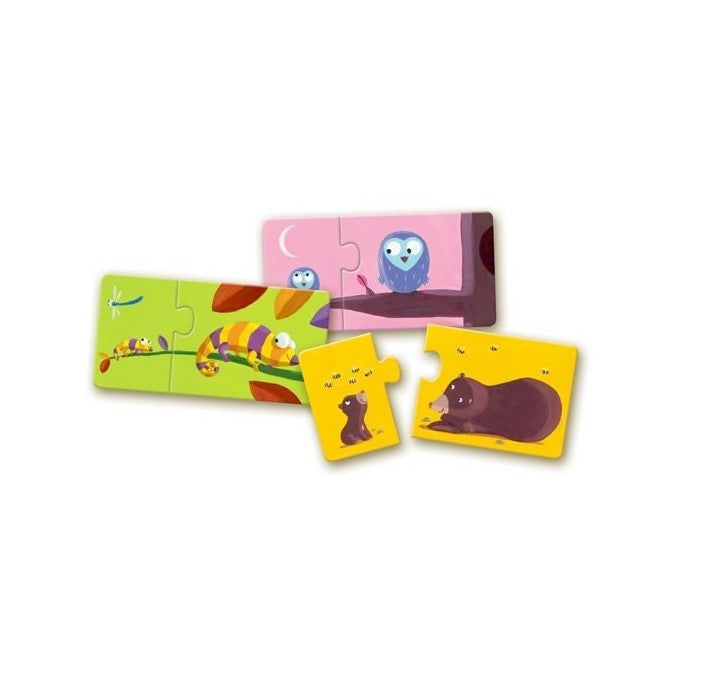 Puzzle duo - Maman et bébé-Djeco-Super Châtaigne-Puzzle : Product type