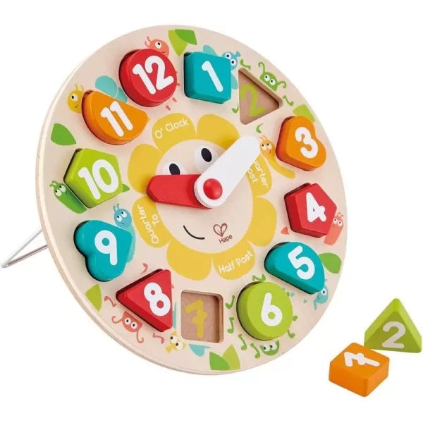 Puzzle - Horloge-Hape-Super Châtaigne-Jeux éducatifs : Product type