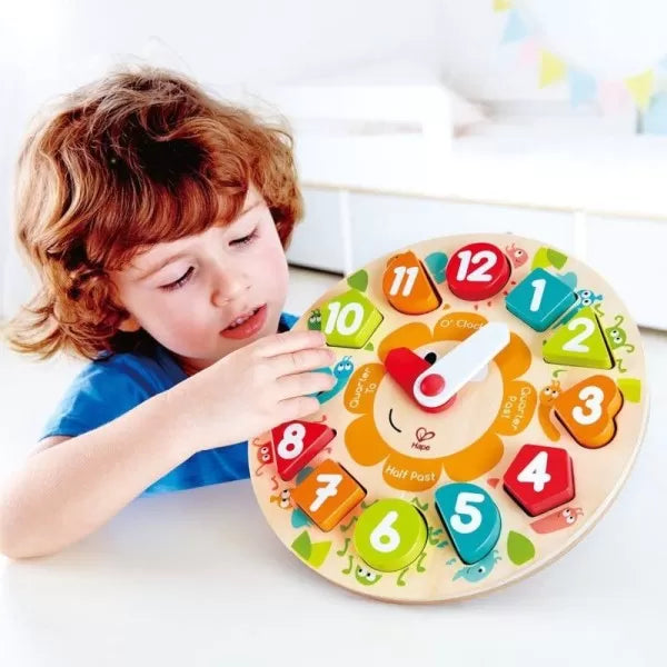 Puzzle - Horloge-Hape-Super Châtaigne-Jeux éducatifs : Product type