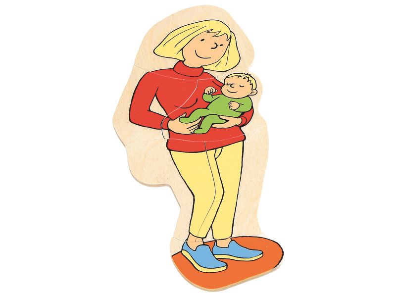 Puzzle le corps humain - Maman et bébé-Beleduc-Super Châtaigne-Puzzle : Product type