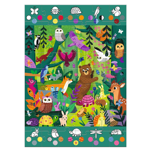 Puzzle observation | Forêt-Djeco-Super Châtaigne-Puzzle : Product type