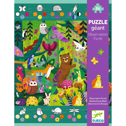 Puzzle observation | Forêt-Djeco-Super Châtaigne-Puzzle : Product type