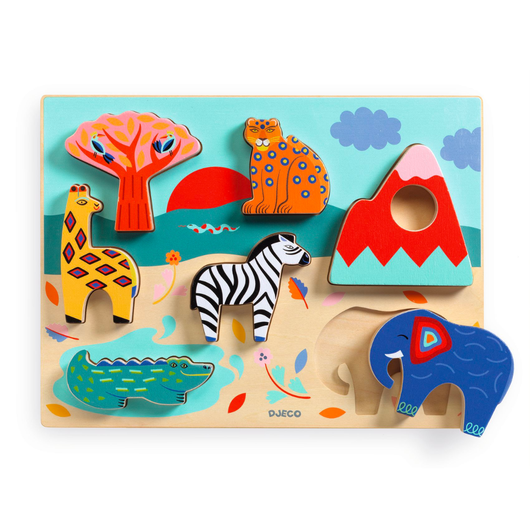 Puzzle | Savana Story-Djeco-Super Châtaigne-Puzzle : Product type