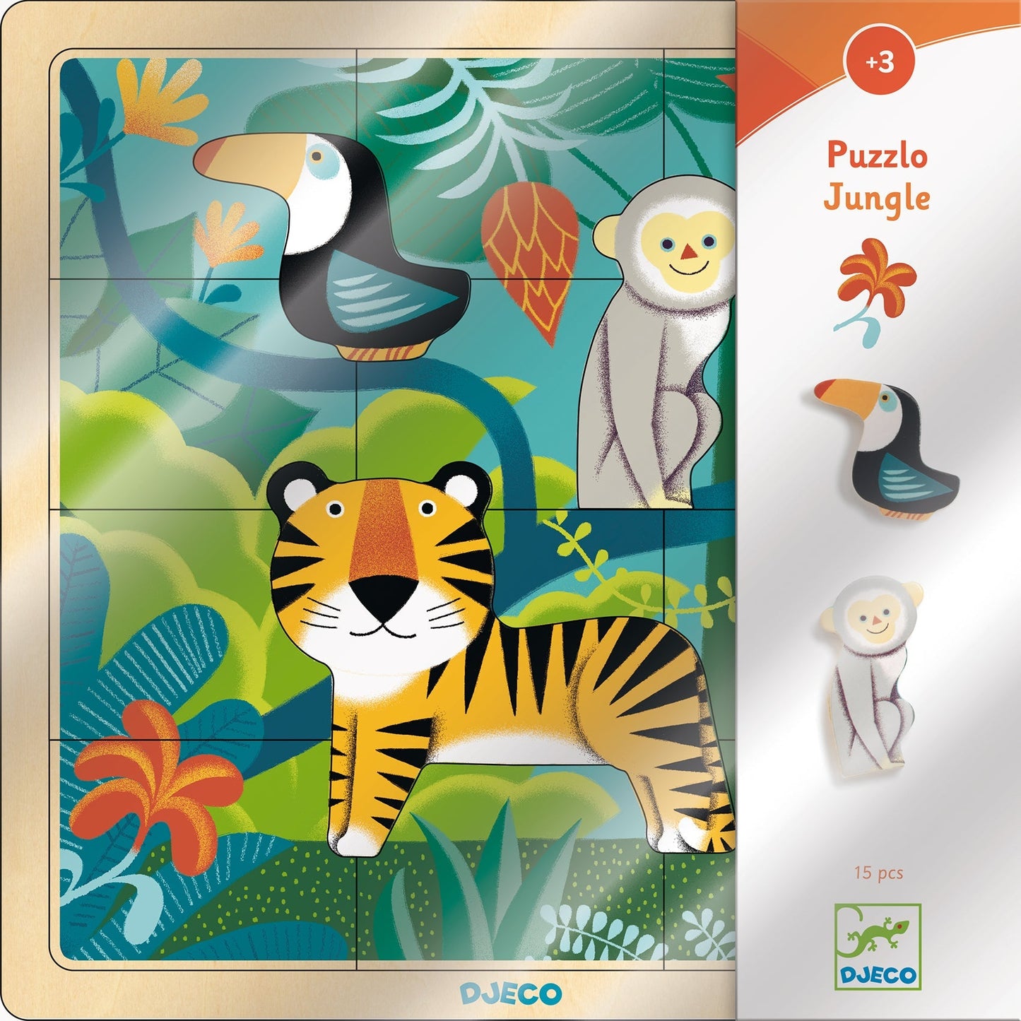 Puzzlo Jungle-Djeco-Super Châtaigne-Puzzle : Product type