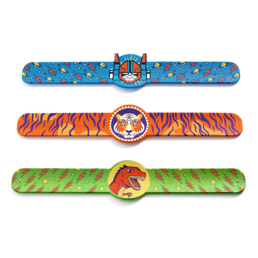 BRACELETS  ENROULEUR | DINO, TIGRE OU SUPERHEROS. -