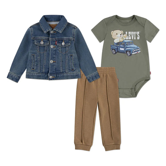 Three Pièce | Levis | 3mois | Lichen Green
