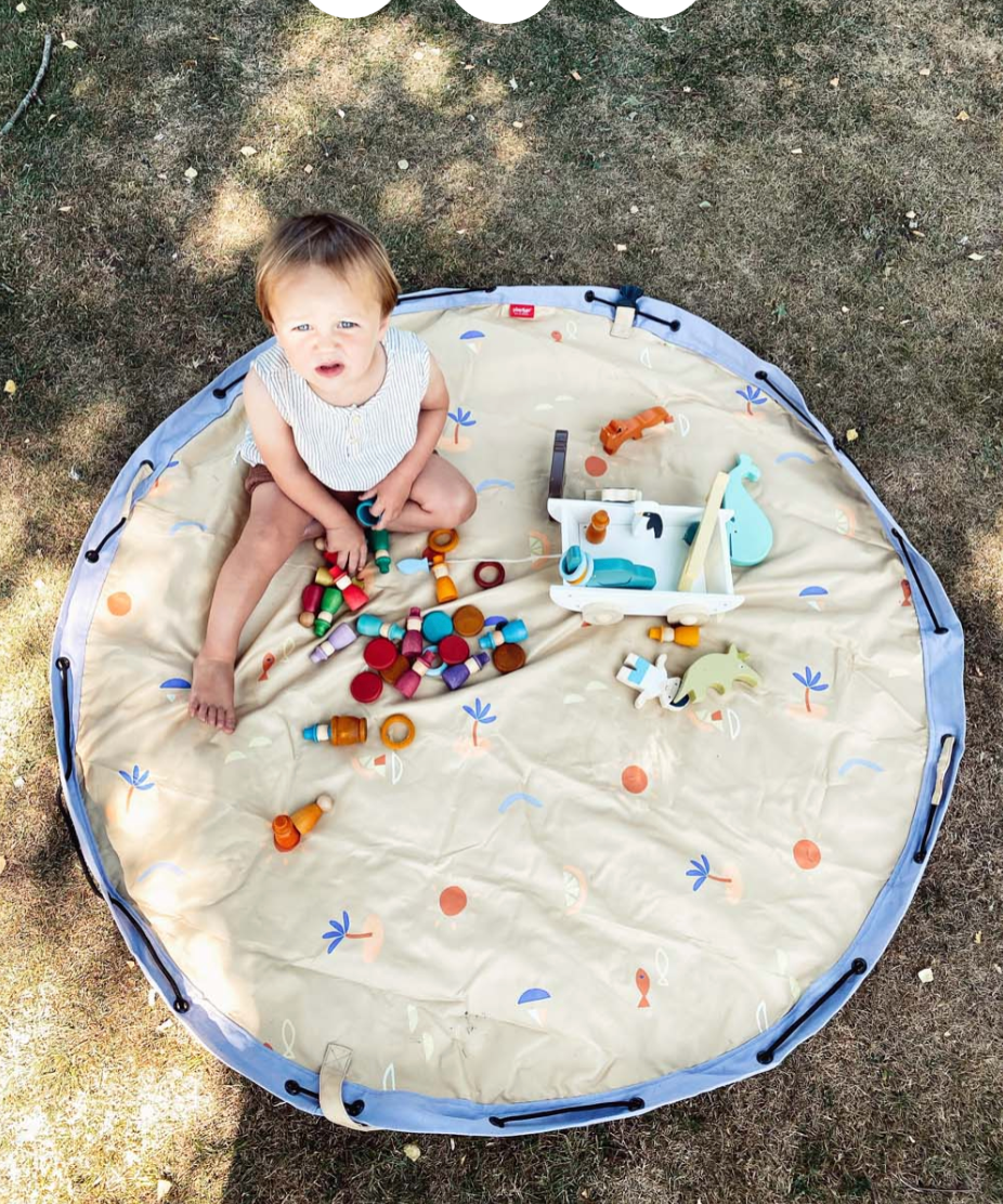 Sac de rangement / Tapis d'extérieur - Sea-Play and go-Super Châtaigne-Tapis de jeux : Product type