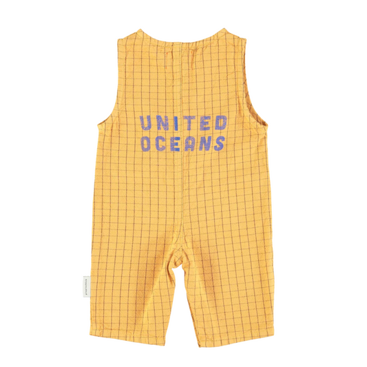 Salopette sans manches | Jaune-Piu Piu Chick-Super Châtaigne-Shorts & Combinaisons : Product type