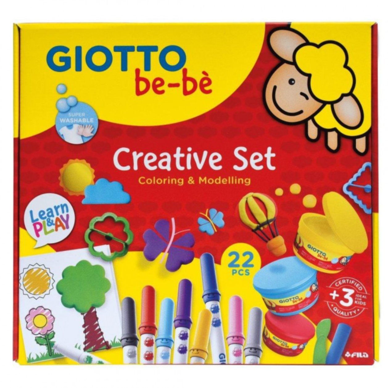 Set de création - Coloriage & Modelage-Giotto-Super Châtaigne-Matériel : Product type