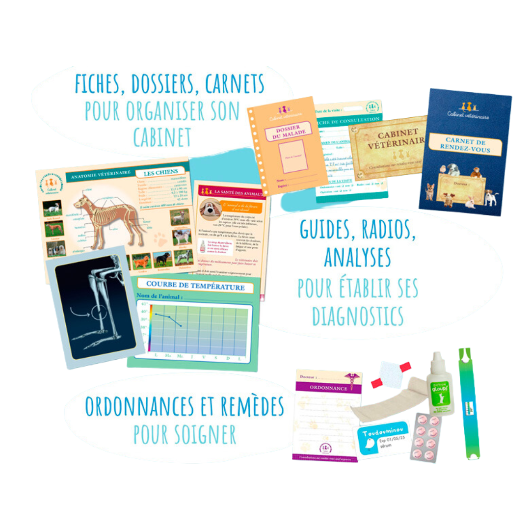 Si j'étais vétérinaire | Boîte jeu d'imitation-Amulette-Super Châtaigne-Jeux éducatifs : Product type