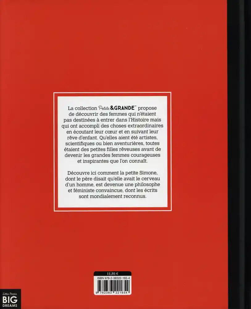 Simone de Beauvoir - Petite&Grande-Kimane Éditions-Super Châtaigne-Livres & Cie : Product type