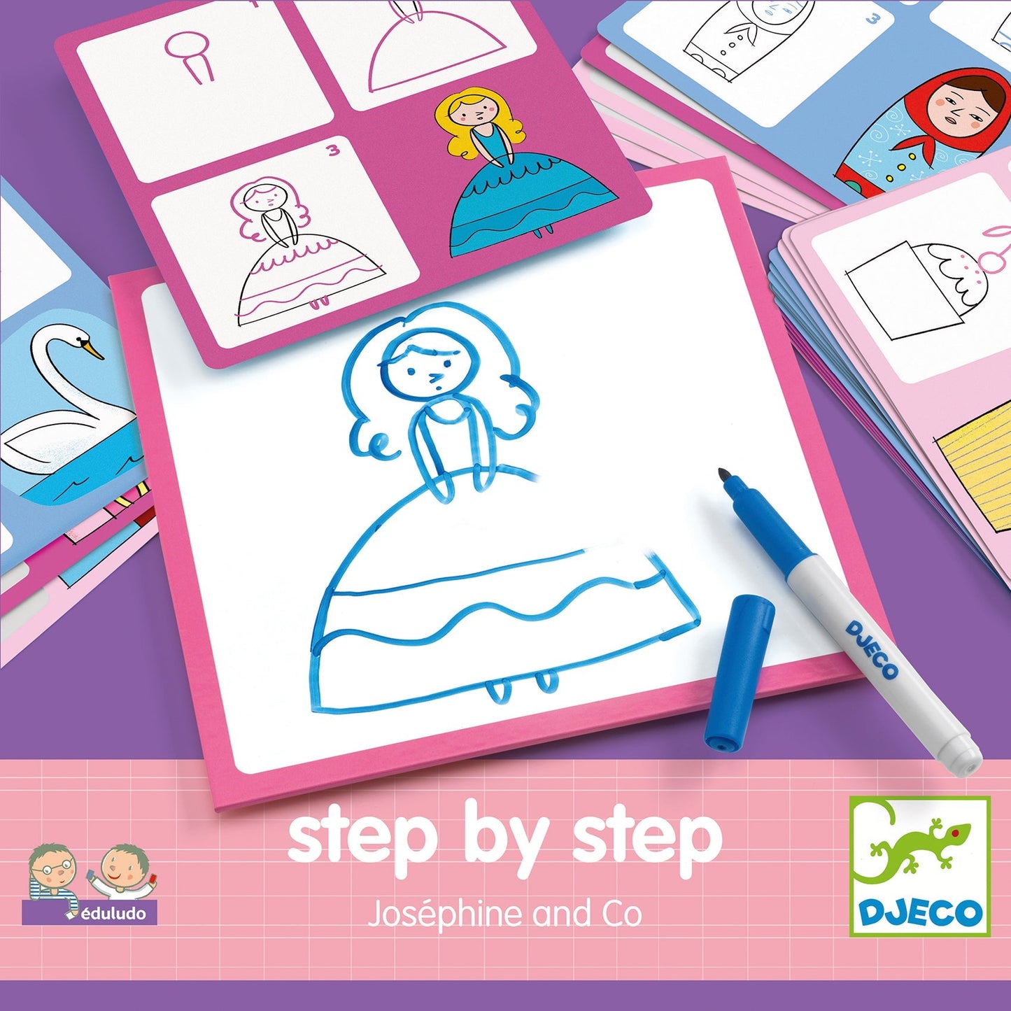 Step by step | Joséphine and Co-Djeco-Super Châtaigne-Jeux éducatifs : Product type