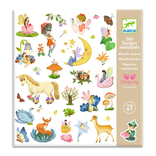 Stickers | Fantasy-Djeco-Super Châtaigne-Collages & Coloriages : Product type