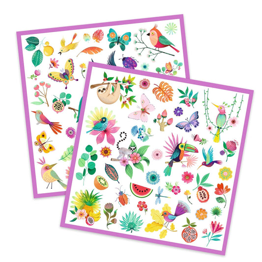Stickers - Paradise-Djeco-Super Châtaigne-Collages & Coloriages : Product type