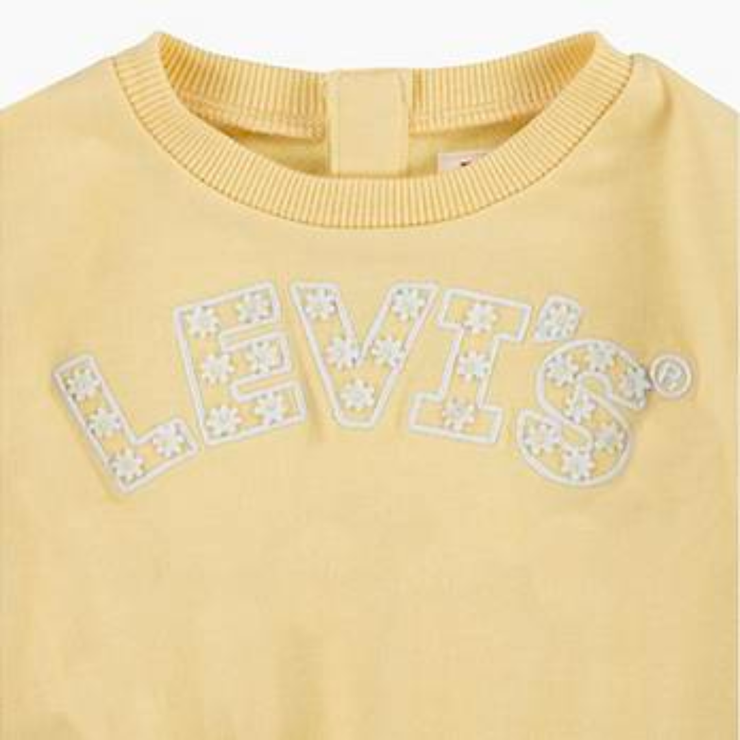 Sweat jaune | Fleurs brodées-levi's-Super Châtaigne-Sweats, Pulls & Gilets : Product type