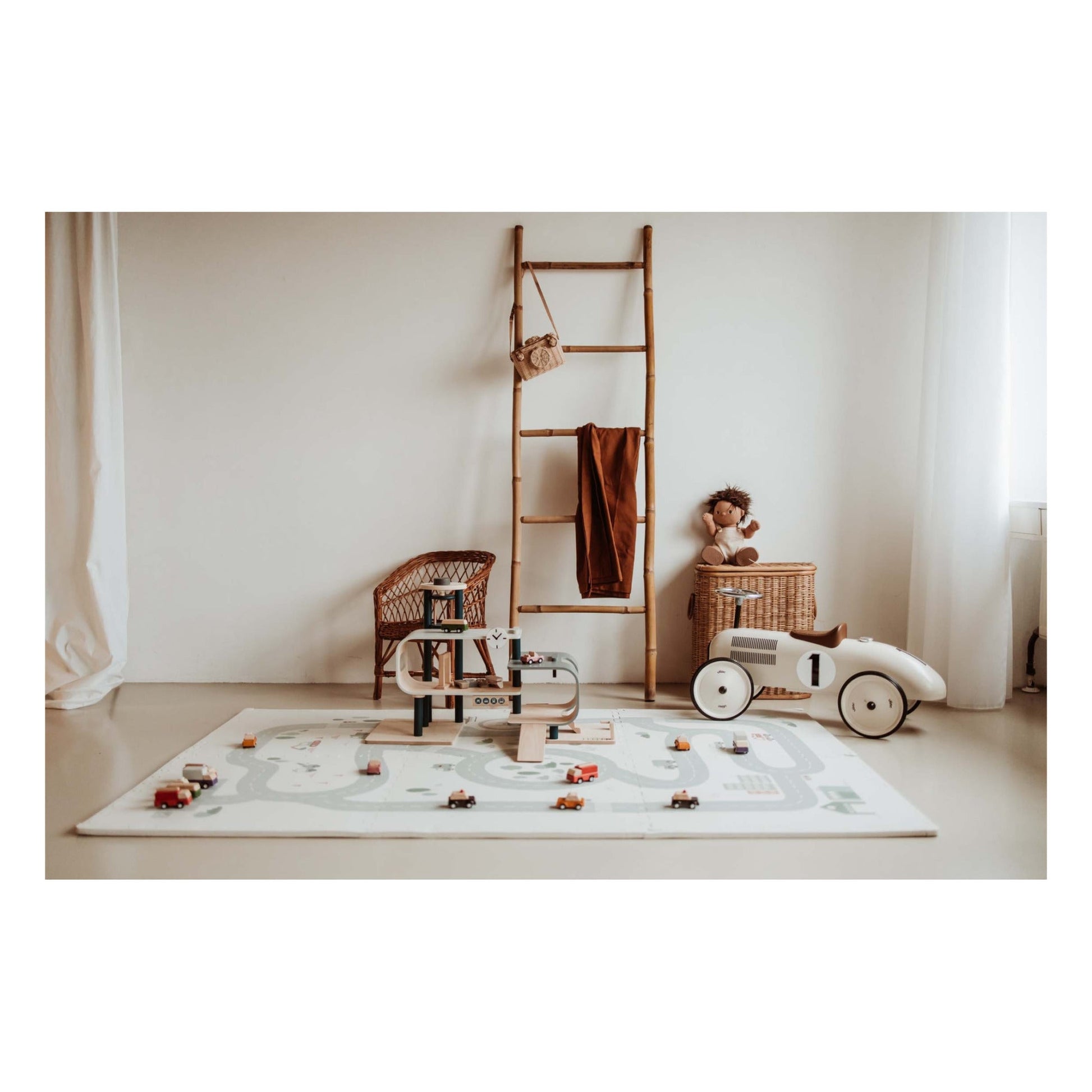 Tapis de jeu modulable / Boîte de rangement - Route-Play and go-Super Châtaigne-Tapis de jeux : Product type