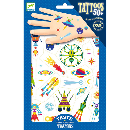 Tattoos | Space Oddity-Djeco-Super Châtaigne-Imagination : Product type