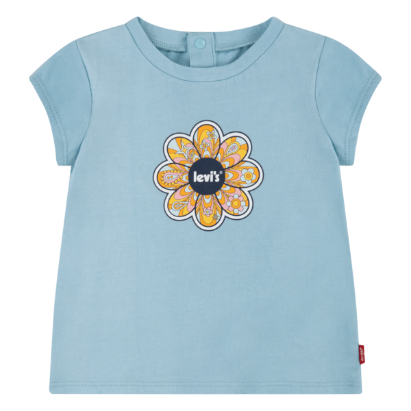 Tee-Shirt | Bleu ciel et fleur-Levi's-Super Châtaigne-outlet : Product type