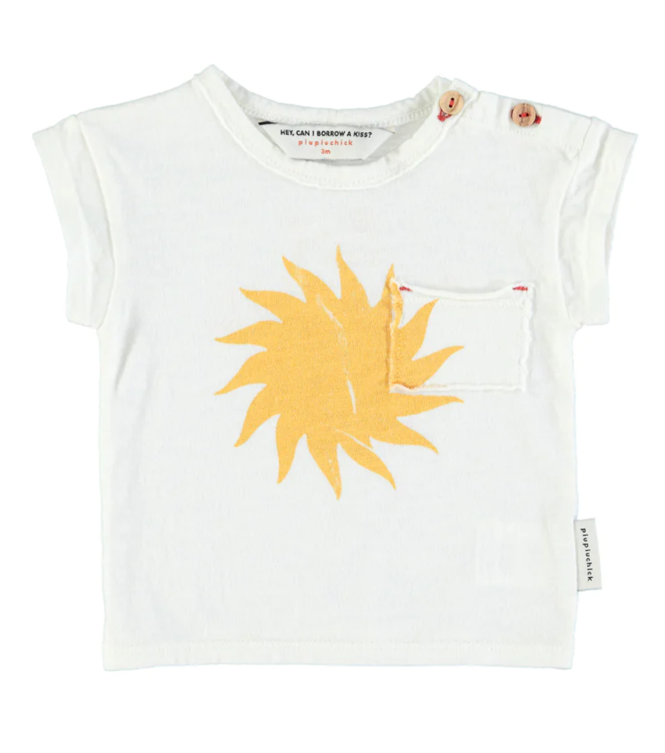Tee-Shirt | Soleil Jaune-Piu Piu Chick-Super Châtaigne-outlet : Product type