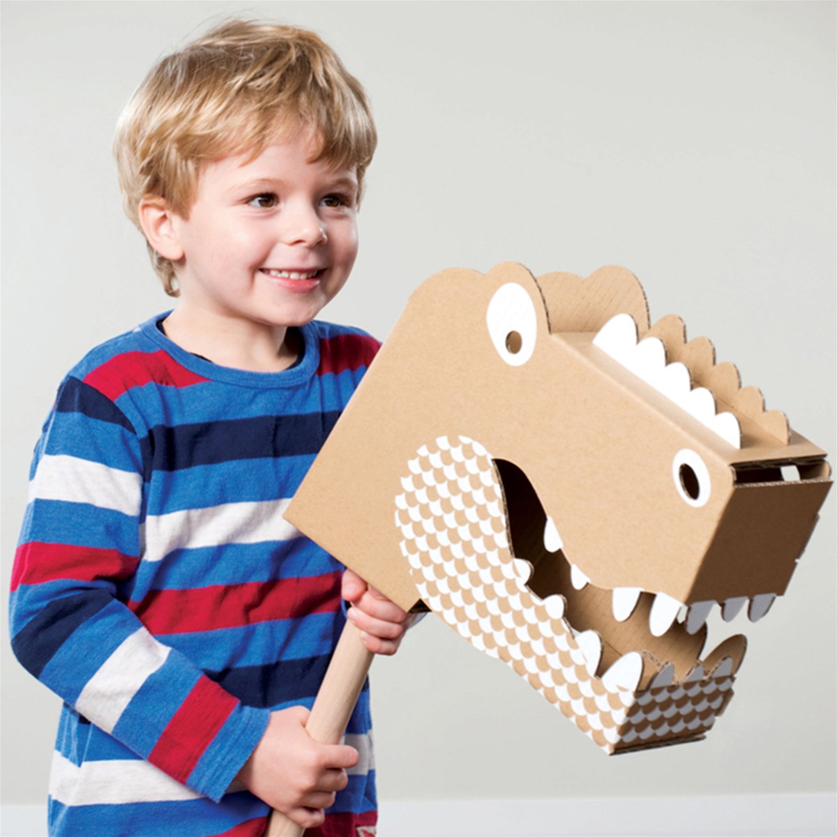 Tête de crocodile en carton-Flatout Frankie-Super Châtaigne-Création & Fabrication : Product type