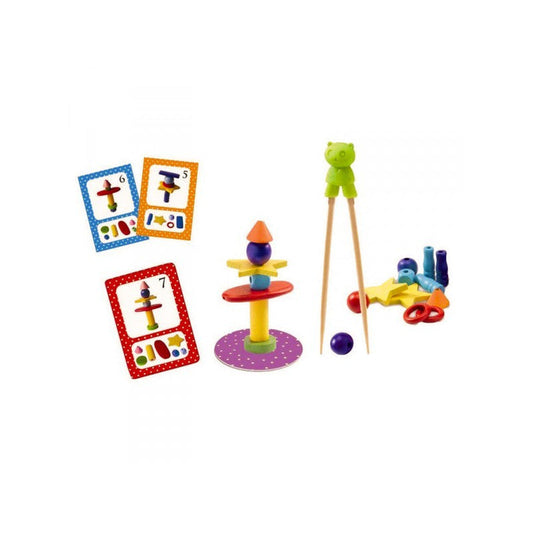 Totem Zen - Jeu d'équilibre-Djeco-Super Châtaigne-Jeux éducatifs : Product type