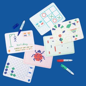 Set de jeux en silicone | Jeux de voyage